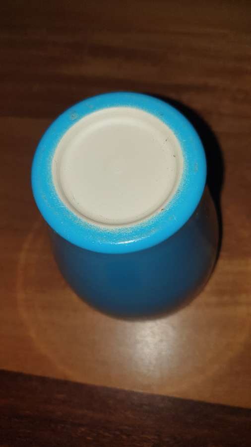 Doniczka, osłonka niebieska, ceramiczna wysoka nowa 4