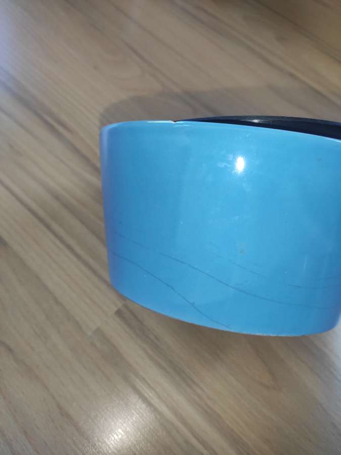 Ceramiczna niebieska osłonka z doniczką 3