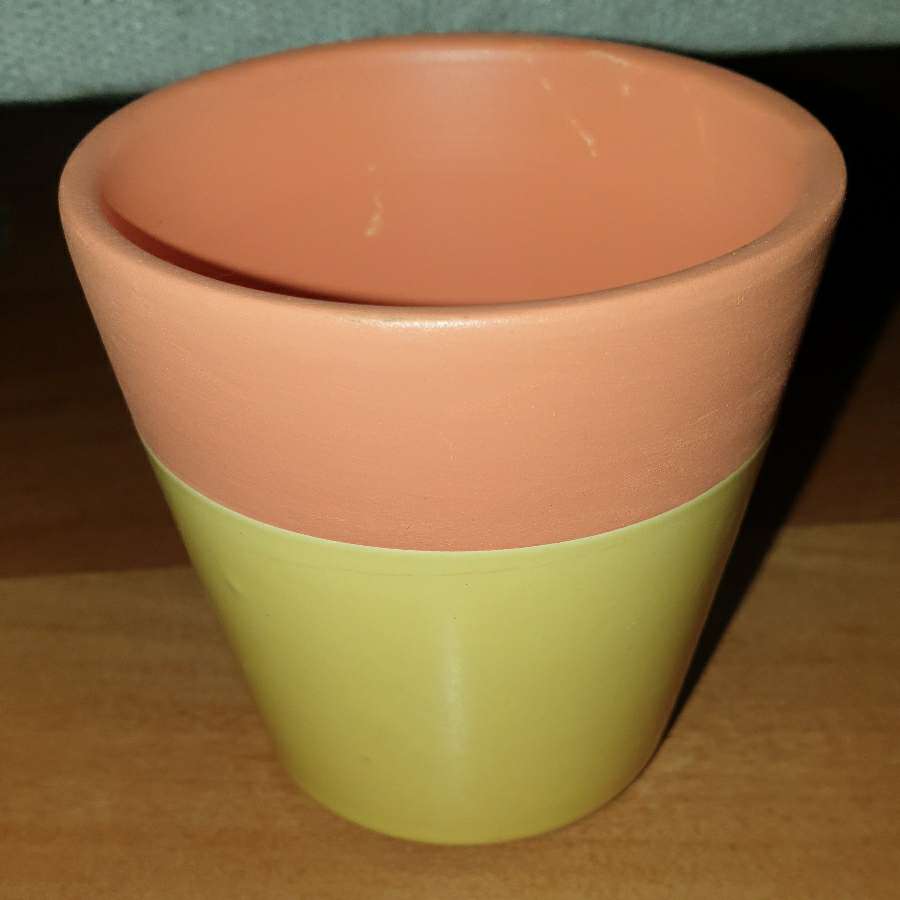 Osłonka doniczka gliniana,ceramiczna, szkliwiona