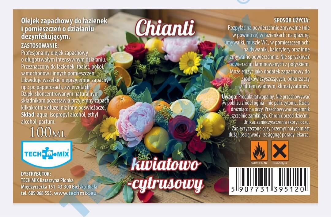 OLEJEK DEZYNFEKUJĄCO-ZAPACHOWY 100ML KWIATOWO - CYTRUSOWY - ODŚWIEŻACZ