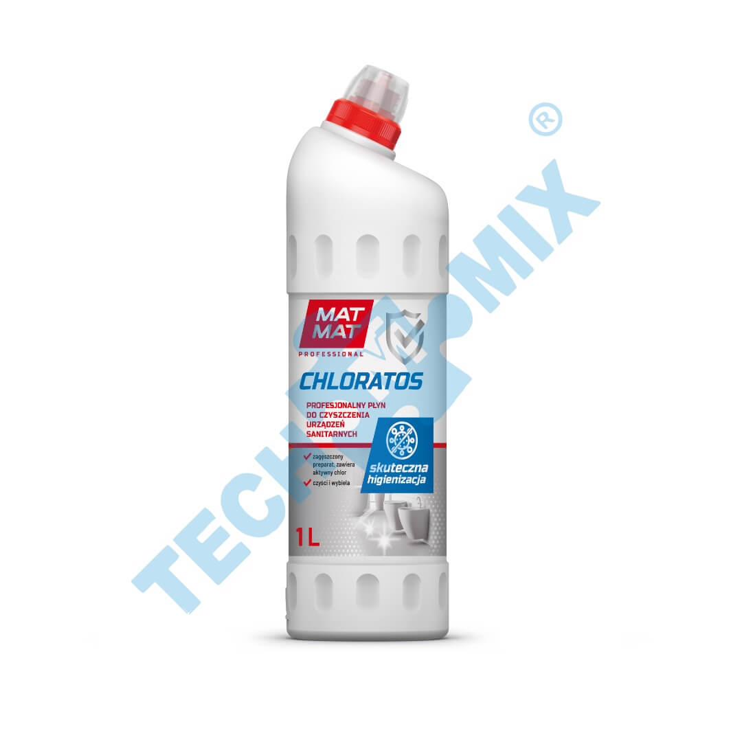 CHLORATOS PŁYN DO CZYSZCZENIA URZĄDZEŃ SANITARNYCH 1L