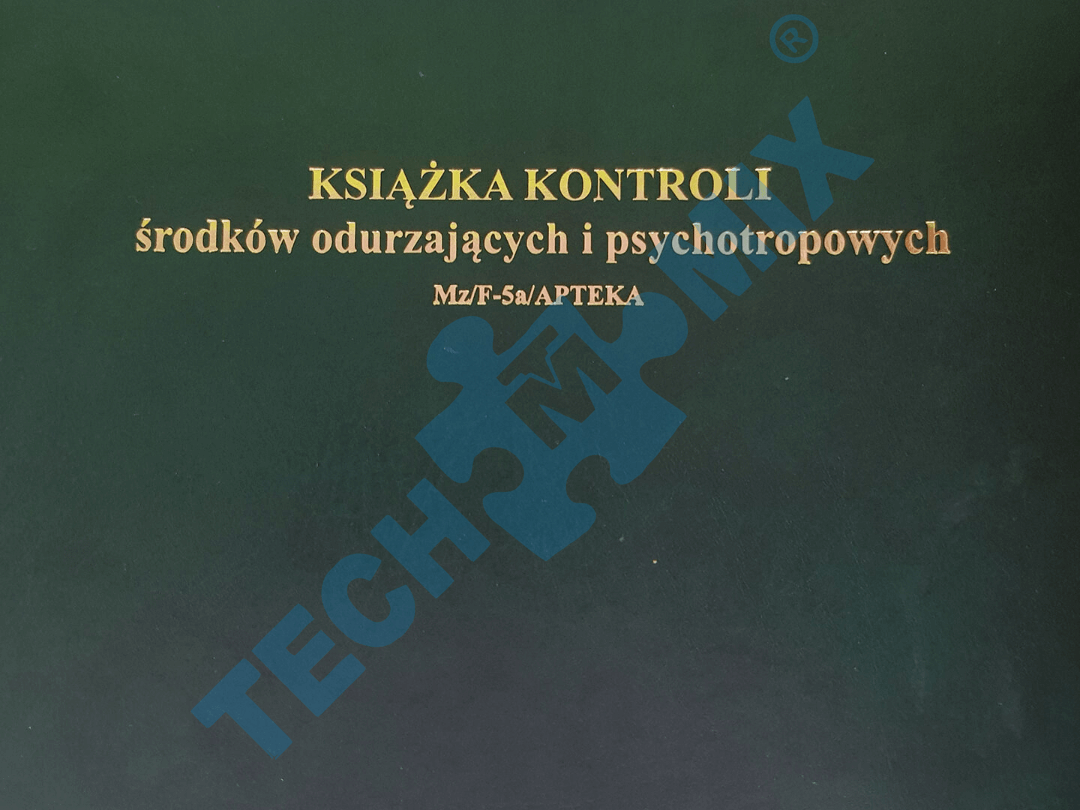 KSIĄŻKA KONTROLI ŚRODKÓW ODURZAJĄCYCH I SUBSTANCJI PSYCHOTROPOWYCH