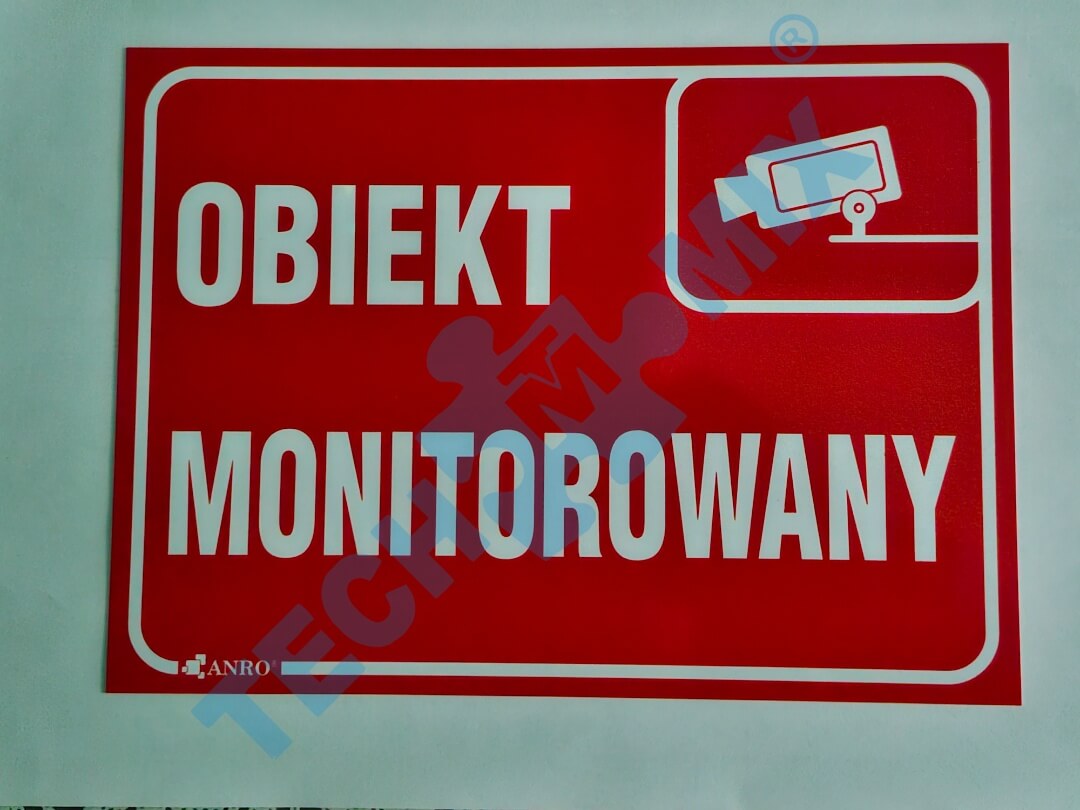 TABLICA - OBIEKT MONITOROWANY