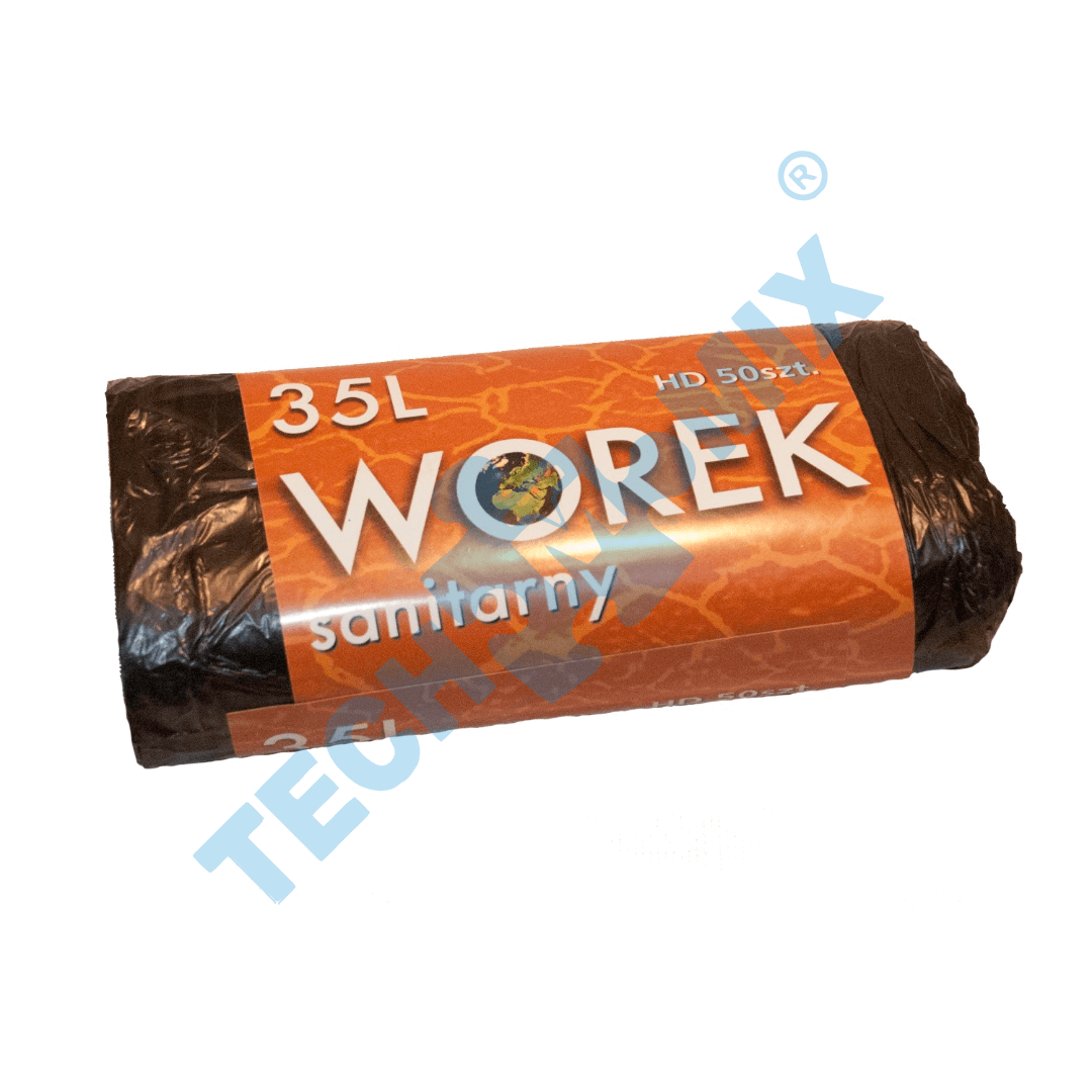 WORKI NA ŚMIECI 35L/50SZT