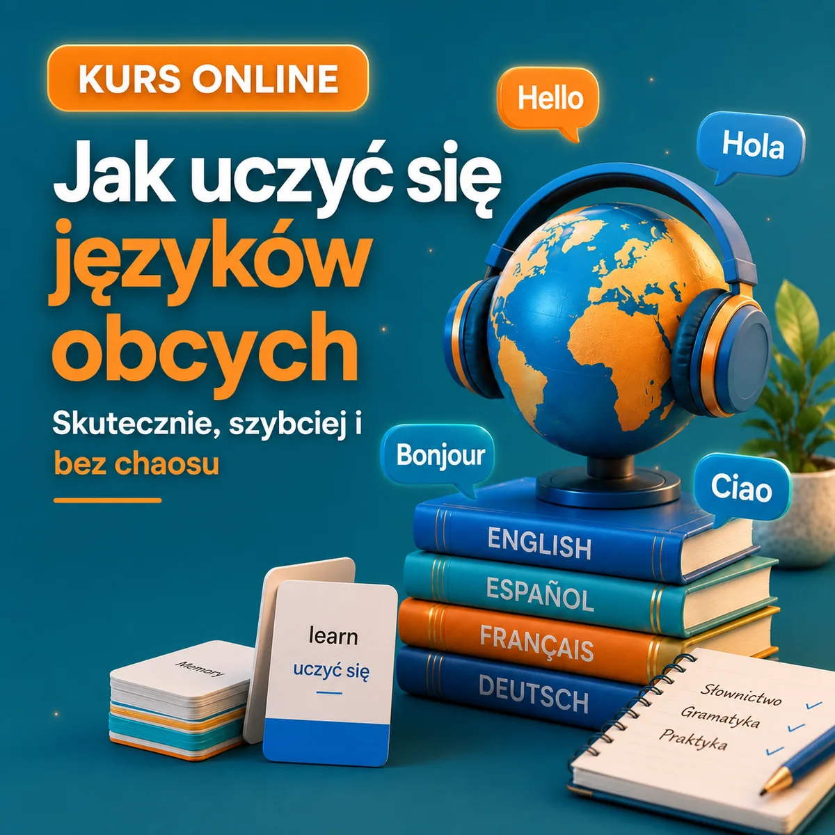 Kurs Jak uczyć się języków obcych - King of Memory