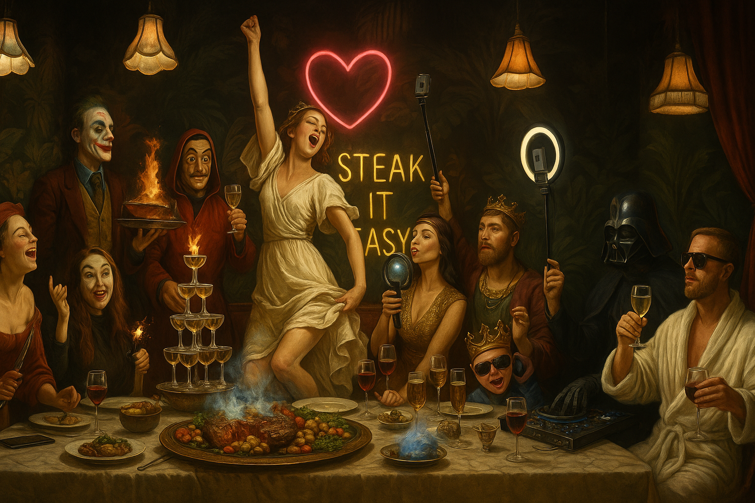 SI AI Restaurant architectural illustration - Swiss location modern design