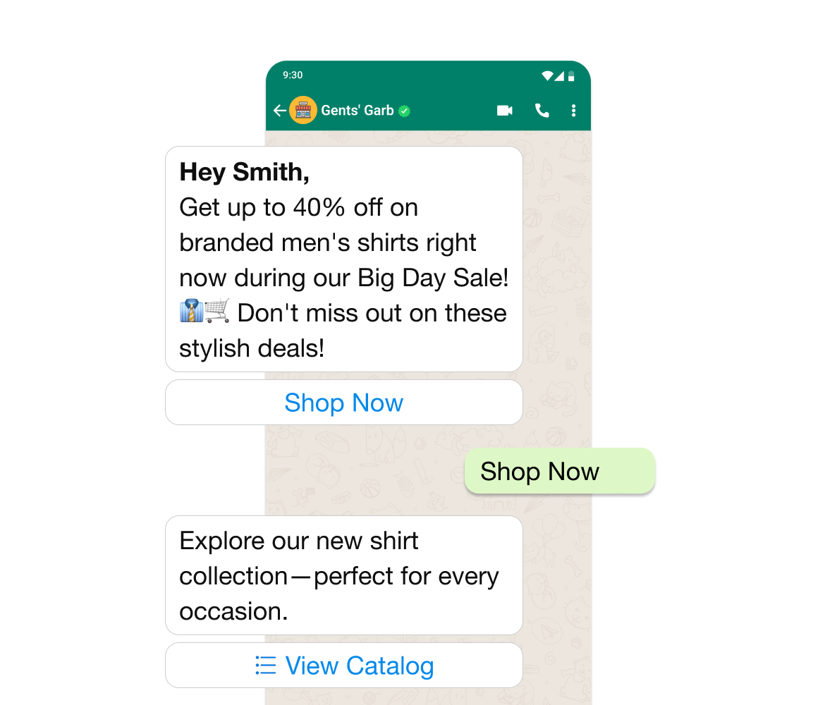 Increase conversions with broadcast and chatbot integration