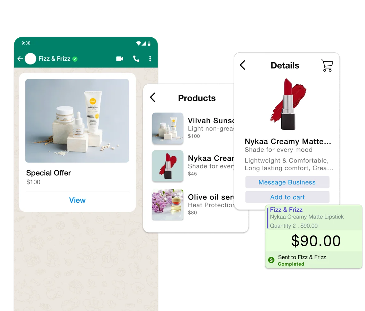 Boost sales with automated WhatsApp shopping