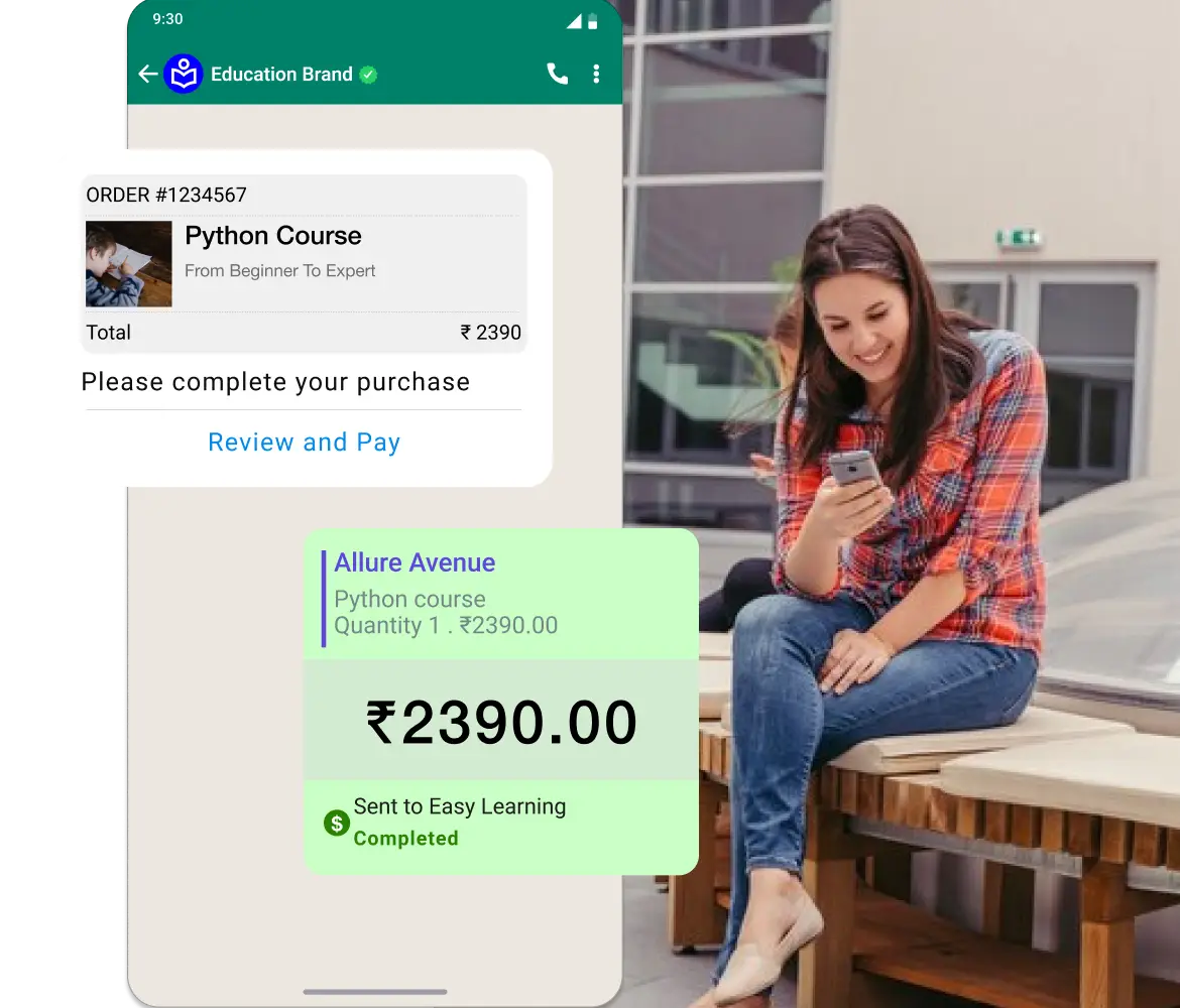 Automate school communication, payments, and support with a WhatsApp chatbot.