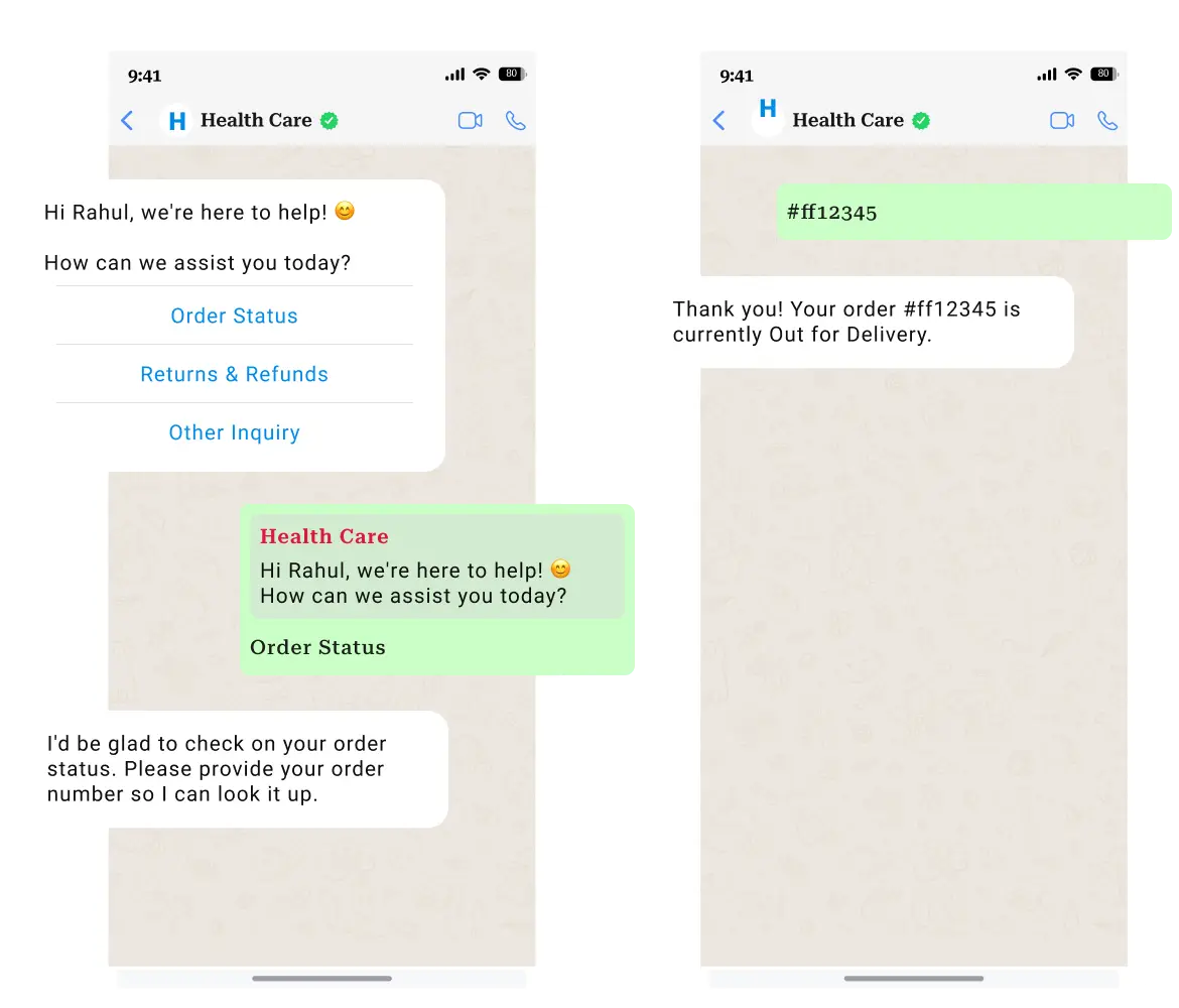 Provide exceptional customer service with Playbot Pro's automated order updates, proactive support, and feedback collection on WhatsApp.