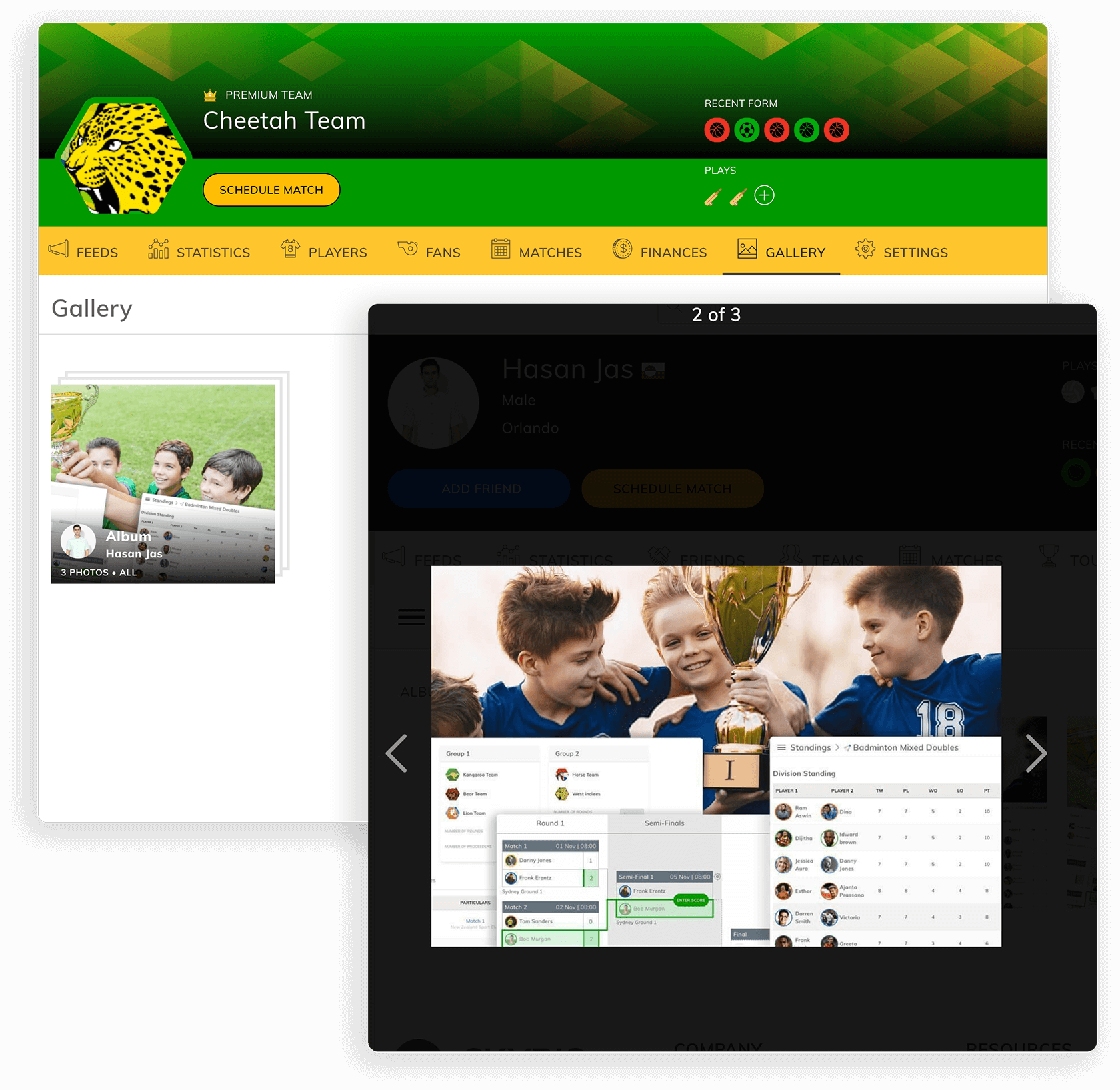 Player Gallery Player Gallery
