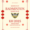 Kejohanan Badminton Tertutup Kita Harmoni 2025