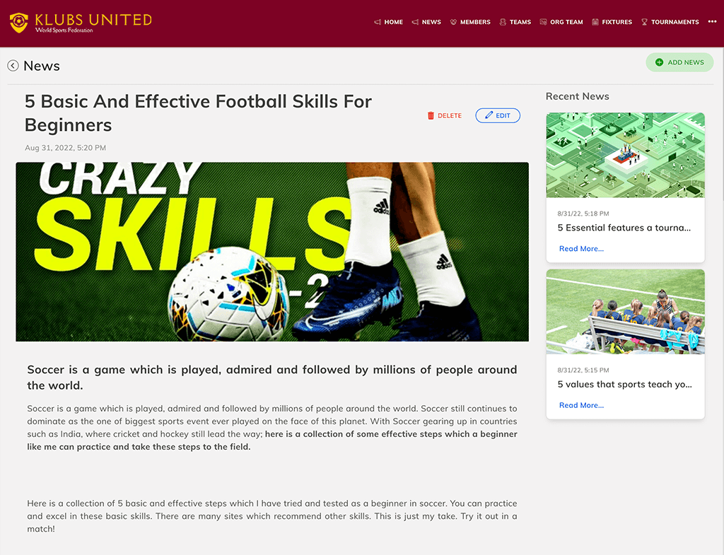 Club News And Blogs Club News And Blogs