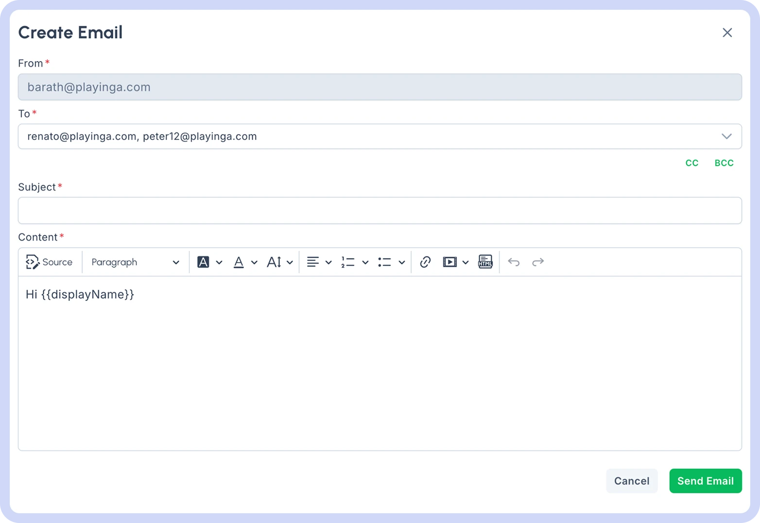 Email Templates