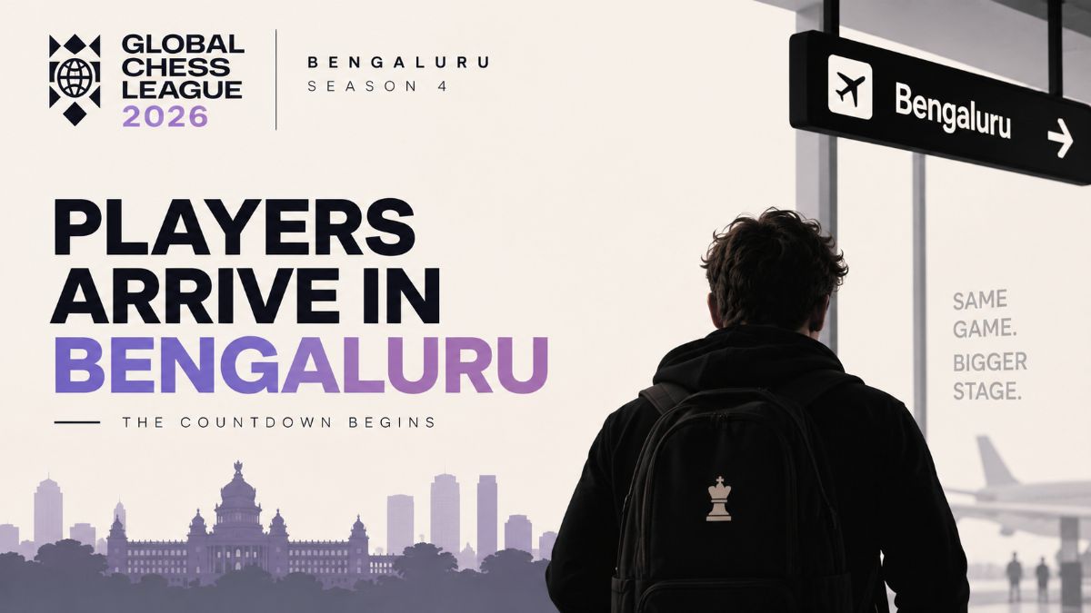 Chess stars begin arriving in Bengaluru for Season 4 OF GCL
