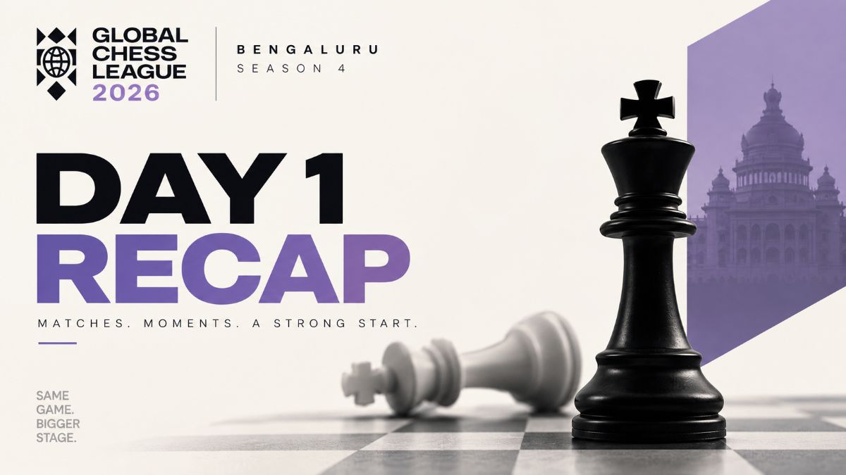 Global Chess League 2026: What happened on Day 1?