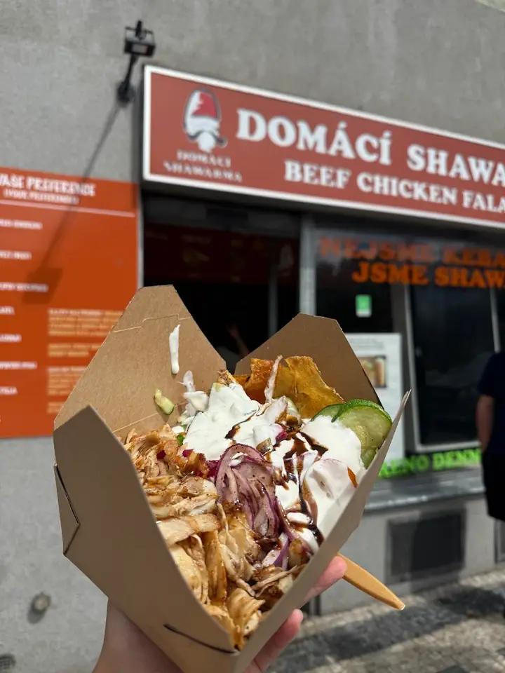 Homemade shawarma