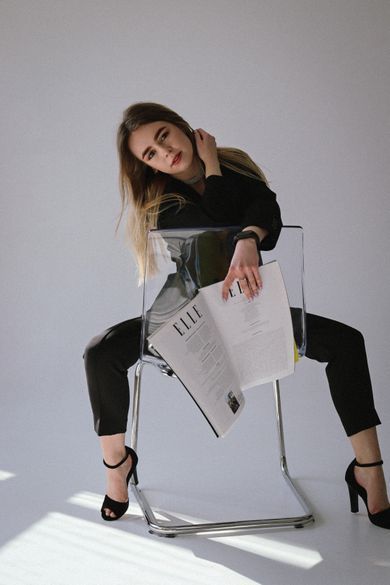 glamour, portrait, content