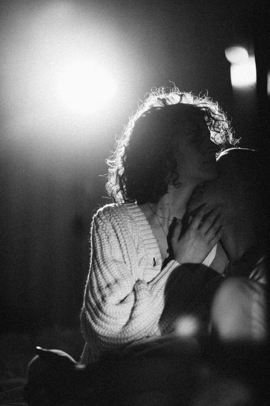 couple, blackandwhite