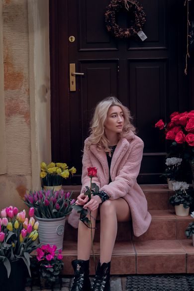 glamour, portrait, content, street