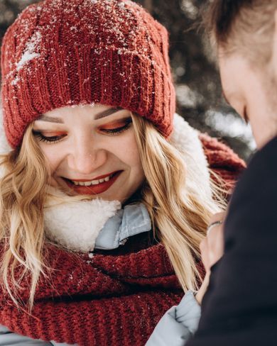 couple, nature, portrait