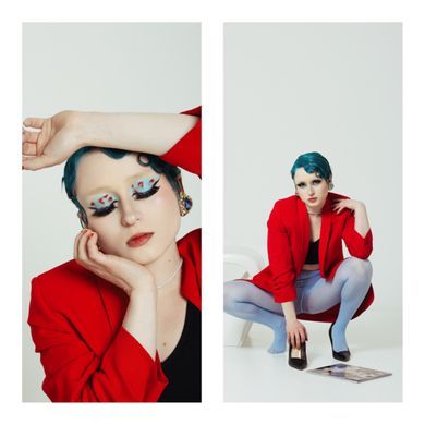 glamour, portrait, fashion