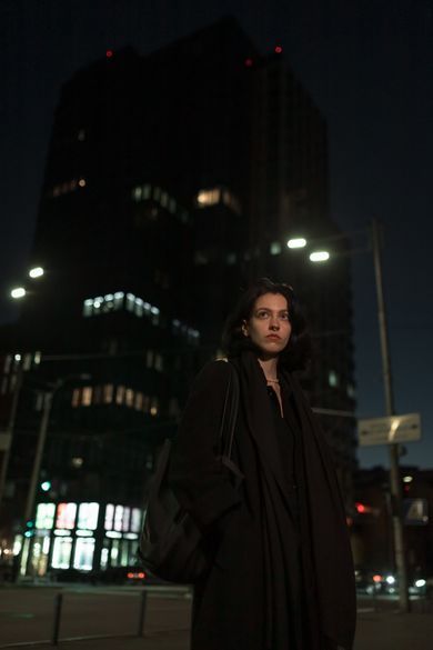 street, portrait
