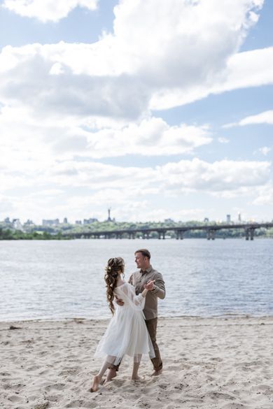 couple, wedding, family, portrait