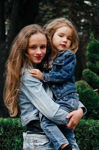 children, portrait, family