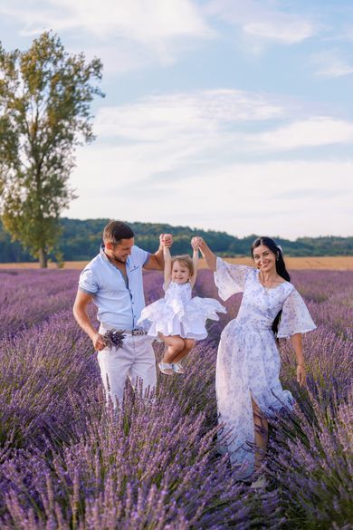children, nature, family
