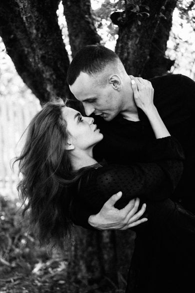 couple, blackandwhite