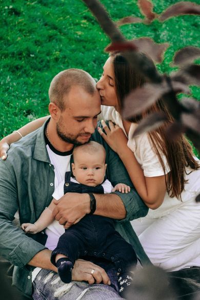 couple, children, family