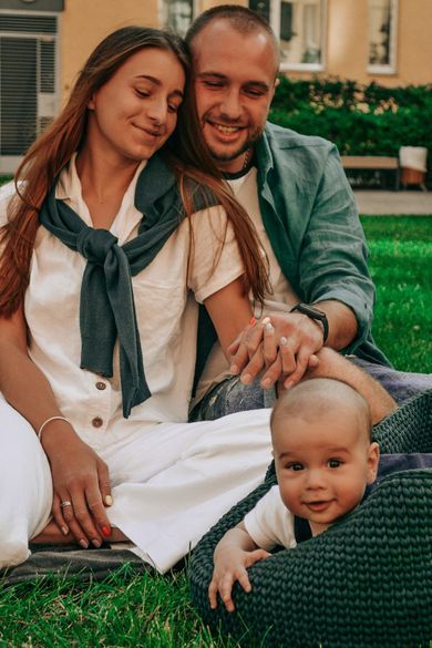 couple, children, family