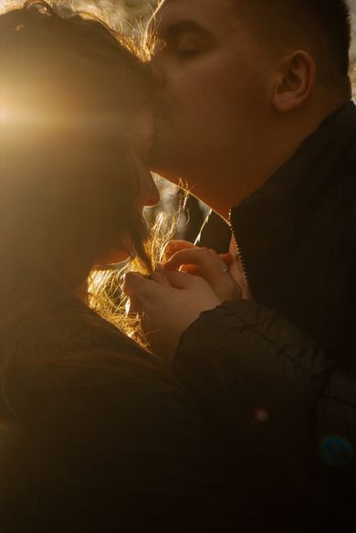 couple, street, maternity, portrait