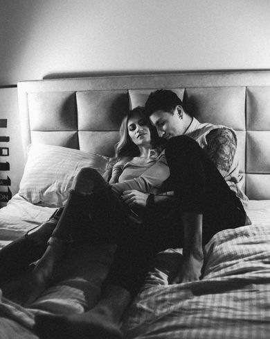 couple, blackandwhite