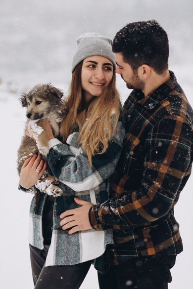 pets, couple, family