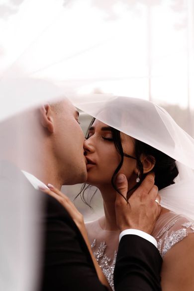 couple, wedding, family