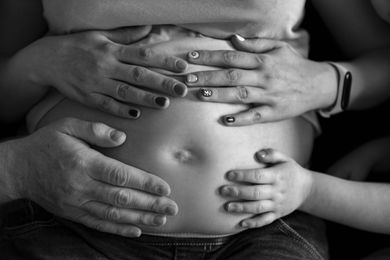 couple, maternity, family