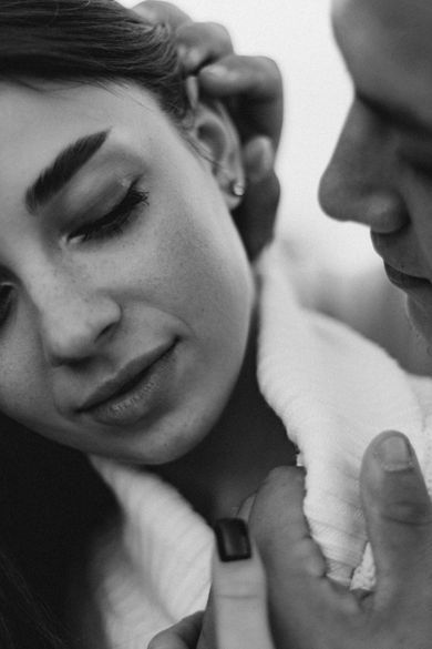 couple, blackandwhite