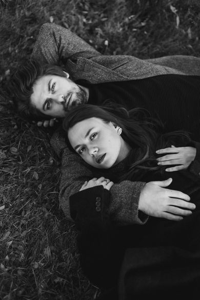 couple, blackandwhite