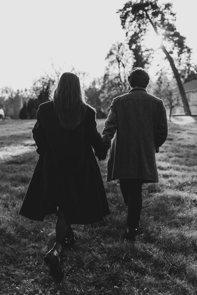 couple, blackandwhite