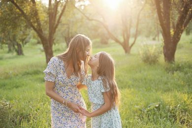 nature, portrait, content, children, family