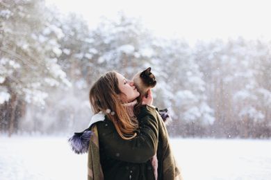 pets, portrait, content, street, family