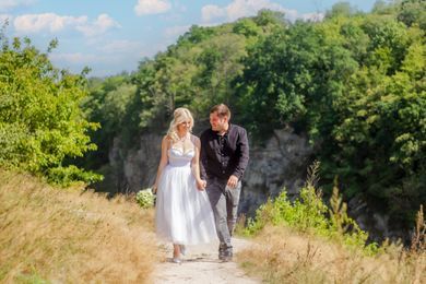 couple, wedding, family, portrait