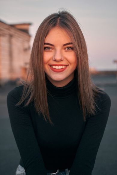 portrait, content, fashion