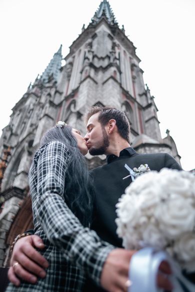 couple, wedding, portrait, family, interior