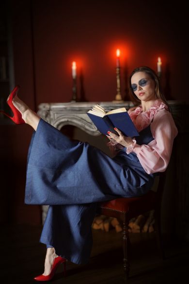glamour, portrait, fashion
