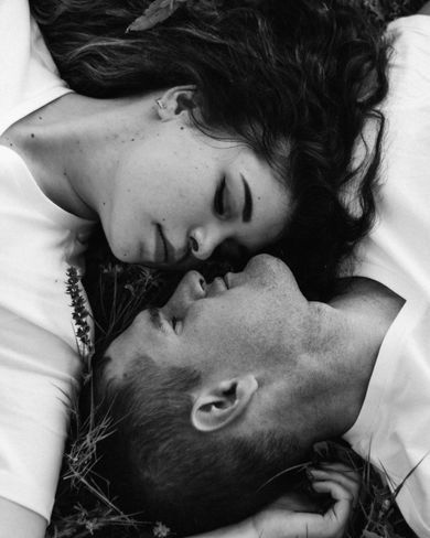 couple, blackandwhite