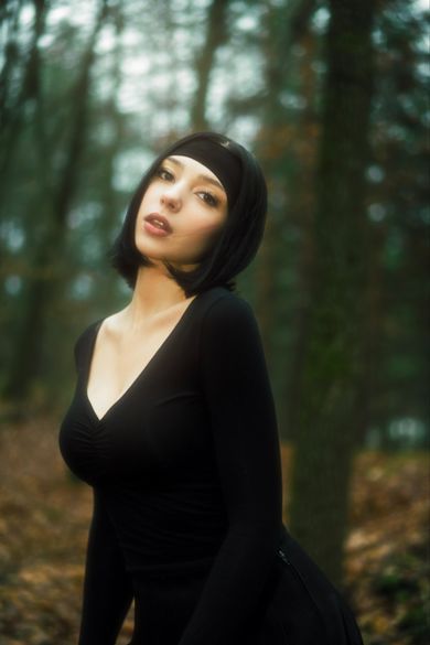portrait, glamour, content, fashion