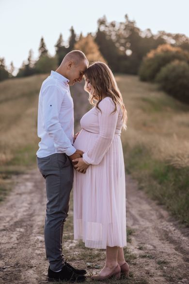 couple, maternity, family